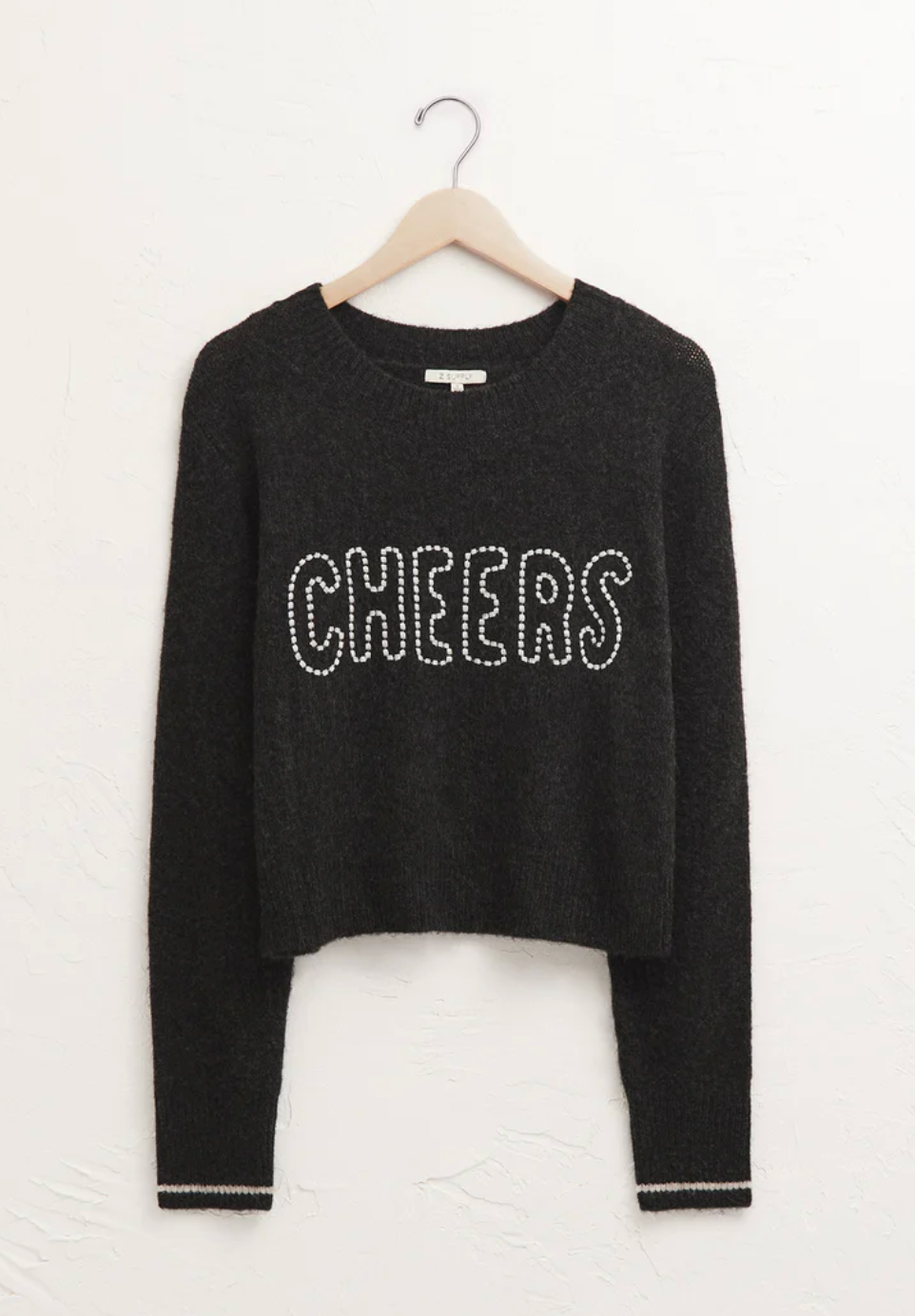 Zsup CHEERS Sweater-Charcoal