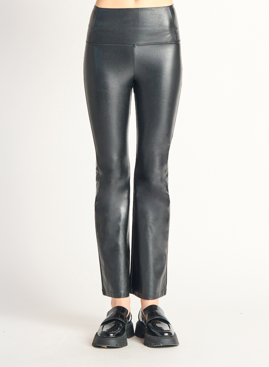 DEX Leather Flare Pant