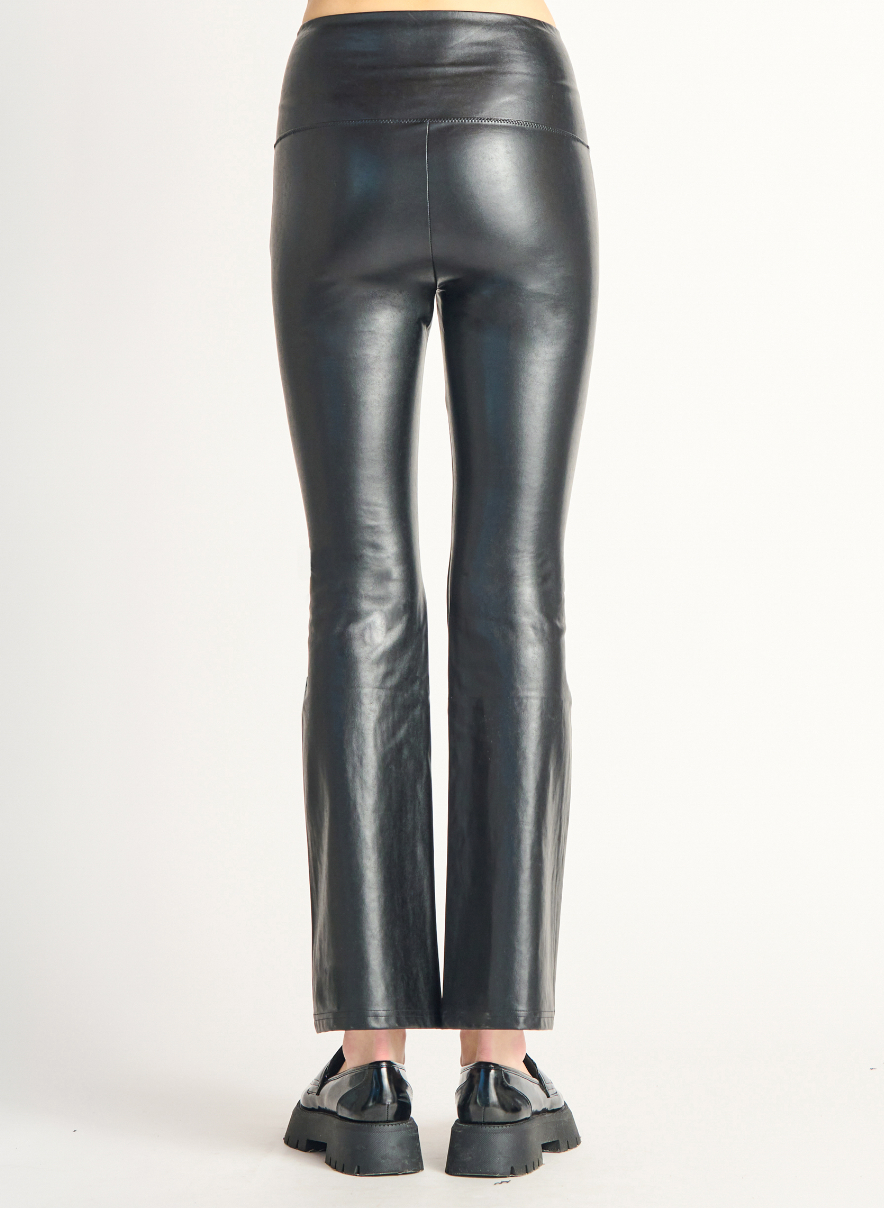 DEX Leather Flare Pant