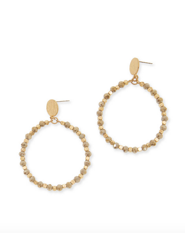 JS Beaded Hoop
