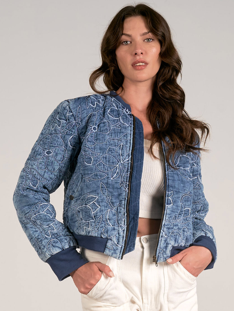 ELN Quilted Bomber