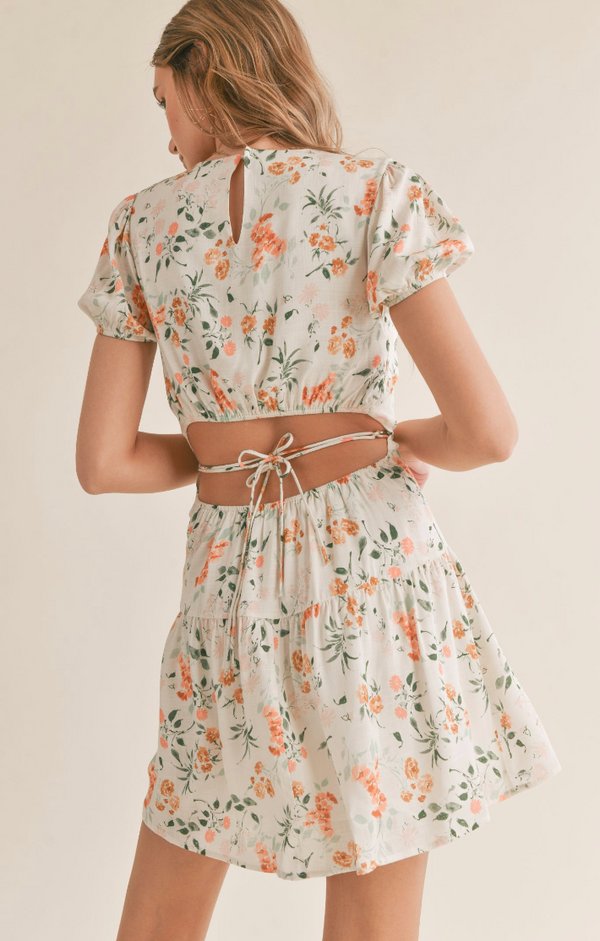 S&S Bloom Open Back Mini Dress