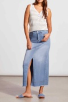 TRBL Full Length Skirt w/ Slit