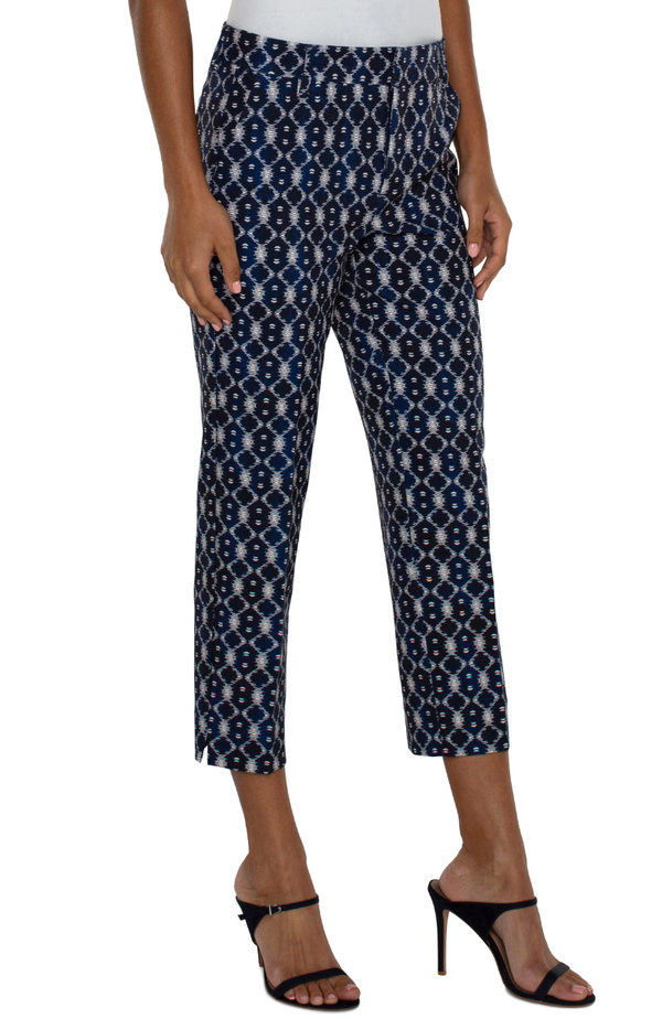 LVRP Kelsey Crop Trouser - Navy Print