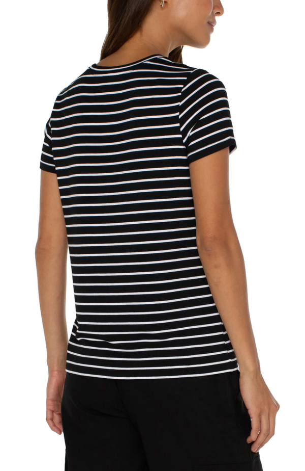LVRP Stripe Crewneck Tee