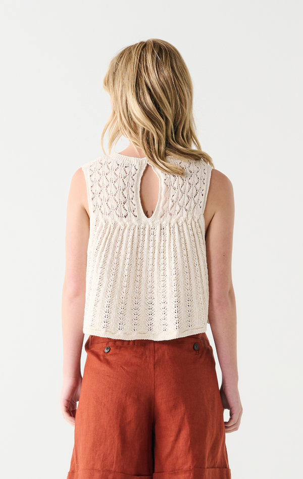 DEX Pointelle Knit Tank