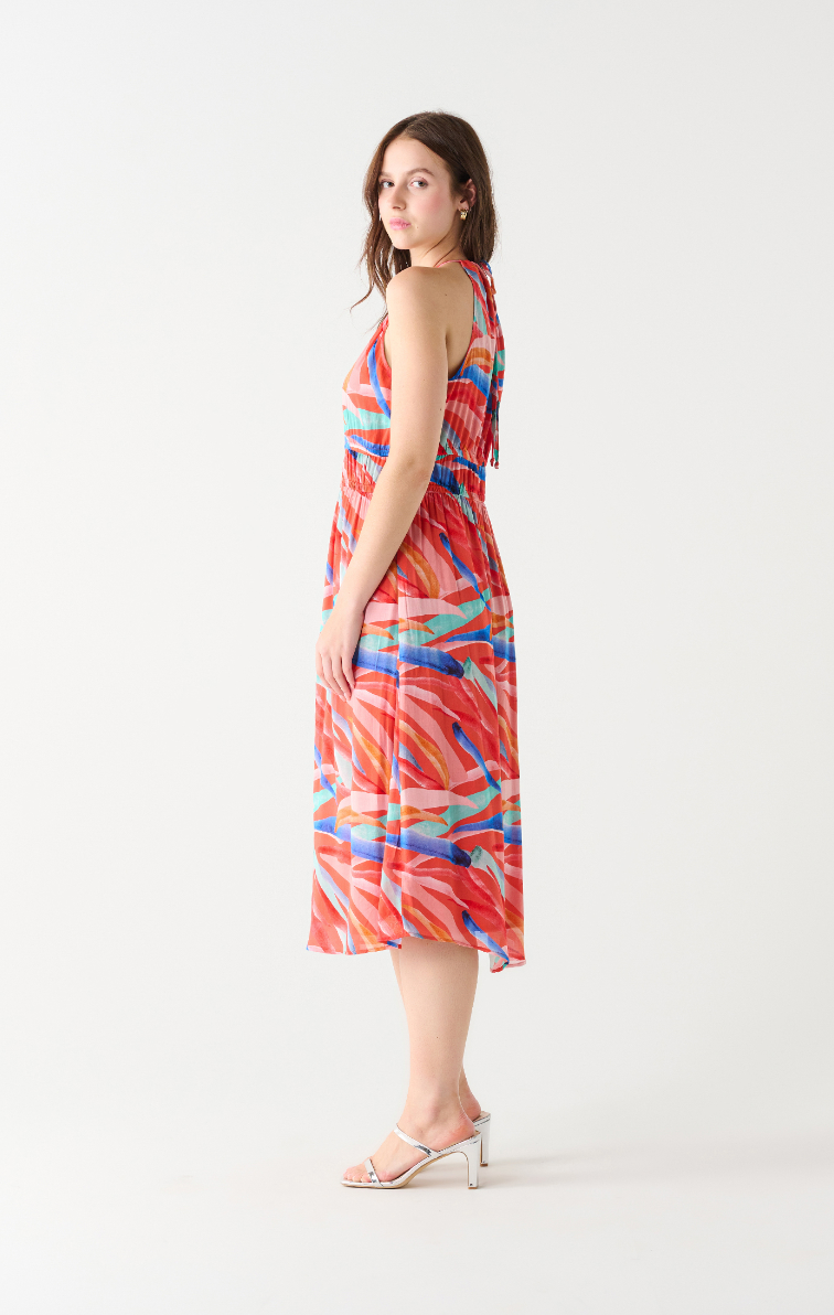 DEX Halter Midi Dress