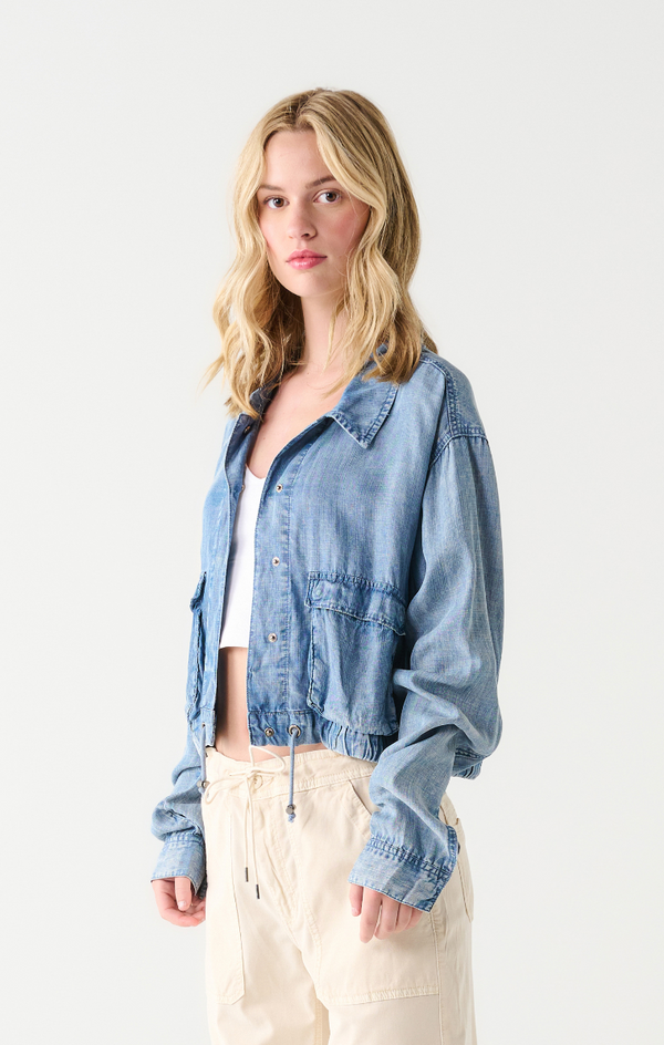 DEX Cropped Utility Jacket