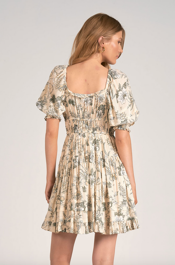 ELN Smock Floral Dress