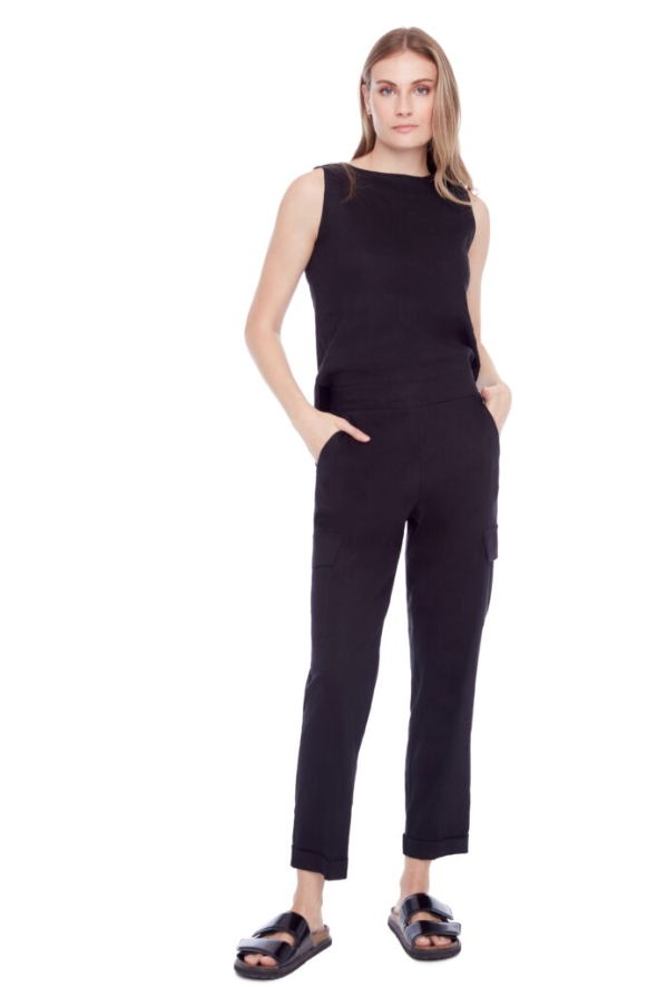 ILTM Linen Jogger-Blk