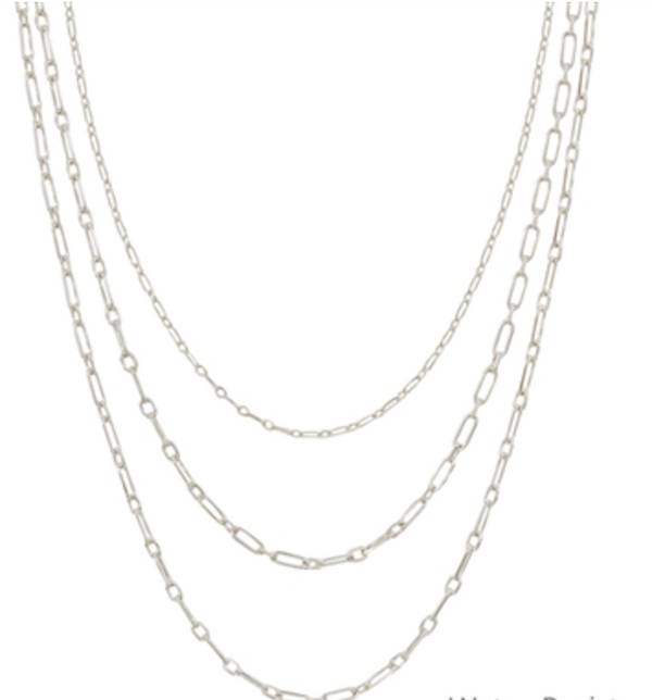 Triple Chain Necklace