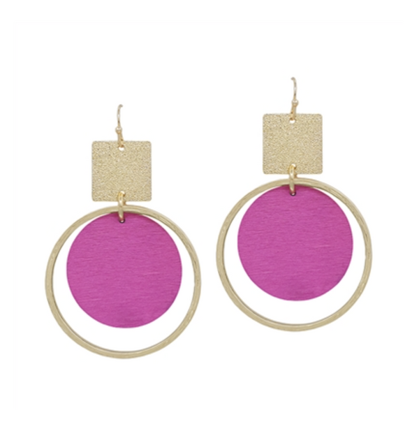 Circle in Circle Earring