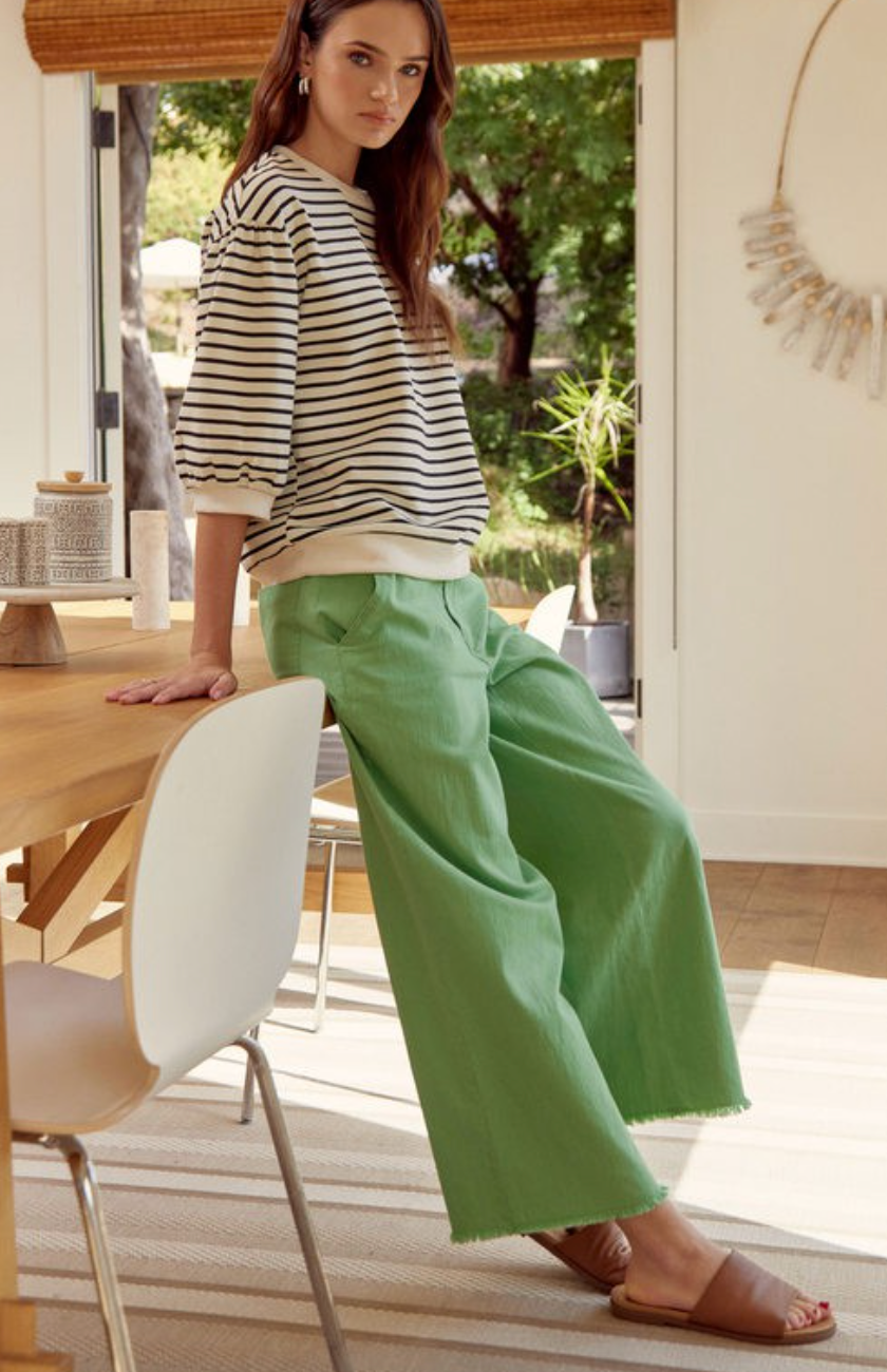 Jod Wide Leg Pant-Mint