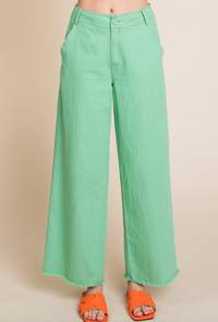 Jod Wide Leg Pant-Mint