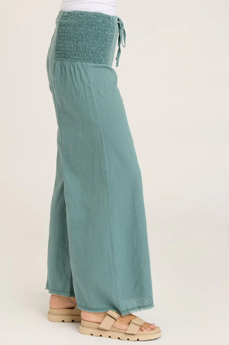 XCVI Wide Leg Pant-Teal