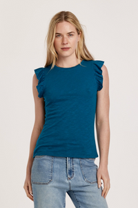 AL Ruffle Trim Tank