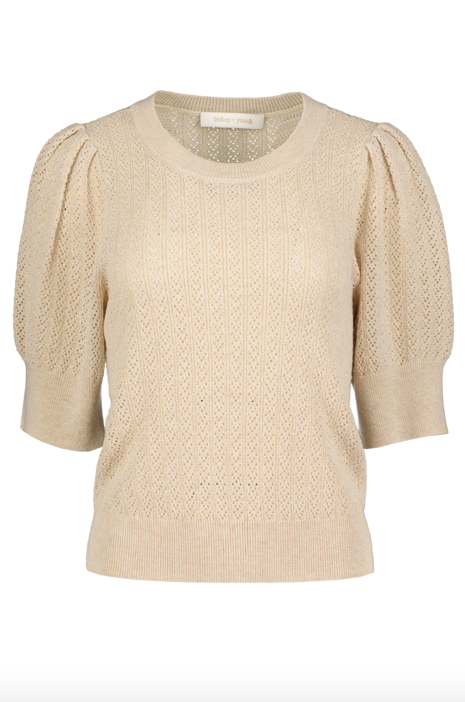 B&Y Sienna SS Sweater-Gold