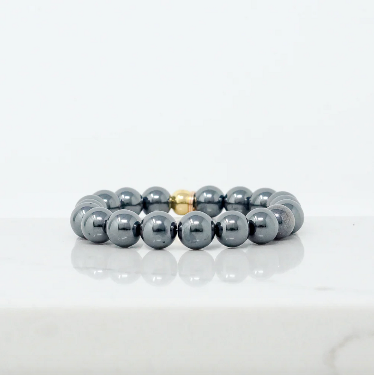 JEN Hematite Bracelet-Gunmetal