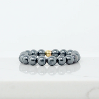 JEN Hematite Bracelet-Gunmetal