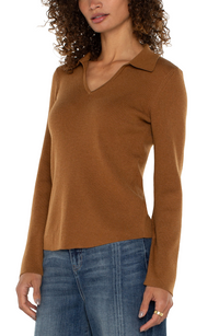 LVRP Collared Sweater-Turmeric