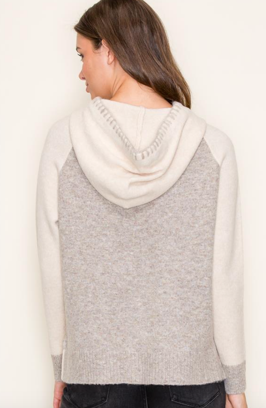 STC Stitched Edge Pullover-Oatmeal