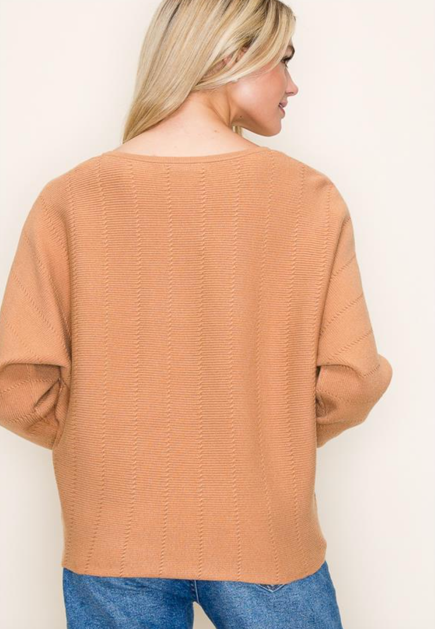 STC Textured Dolman Sweater