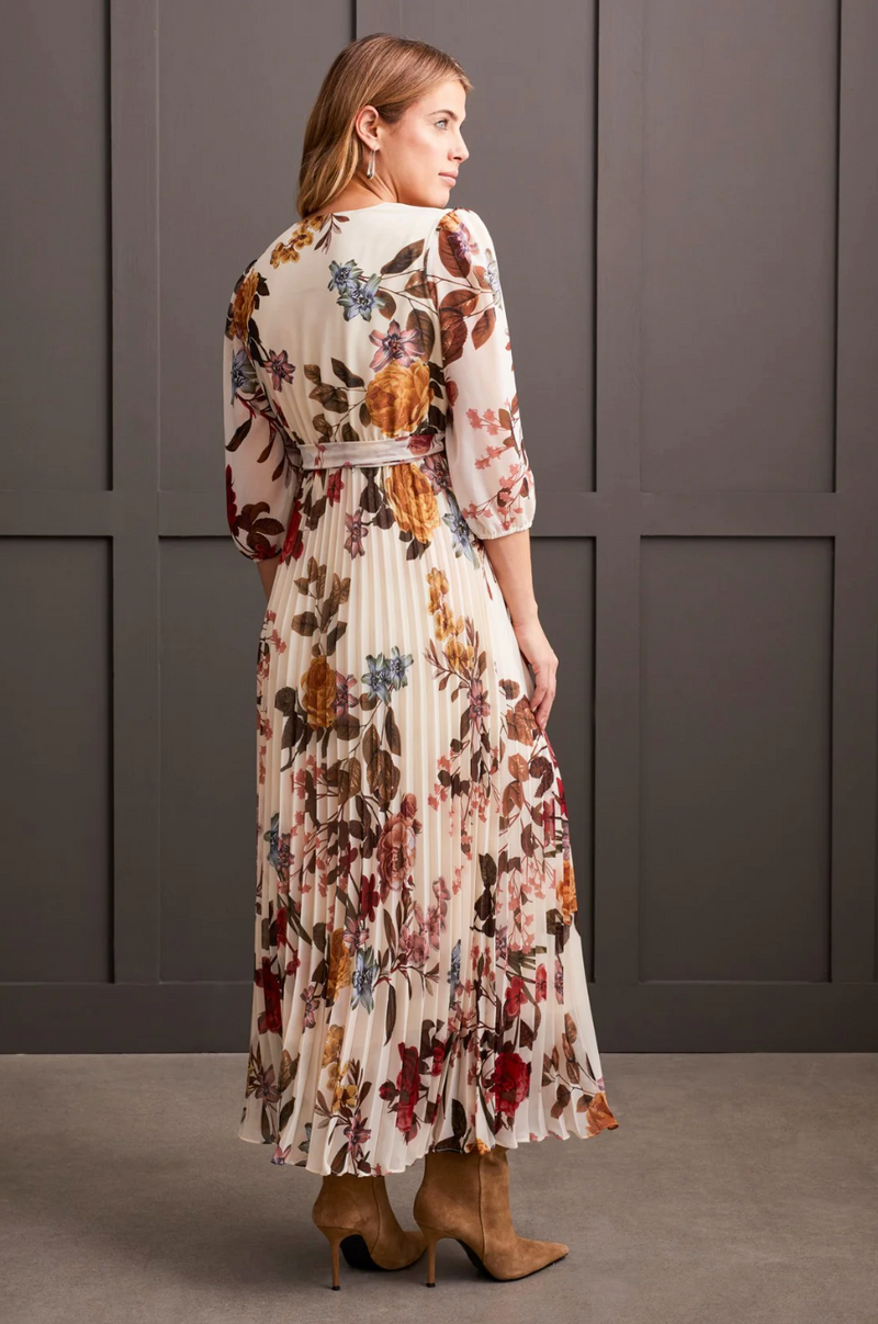 TRBL floral Pleated Maxi