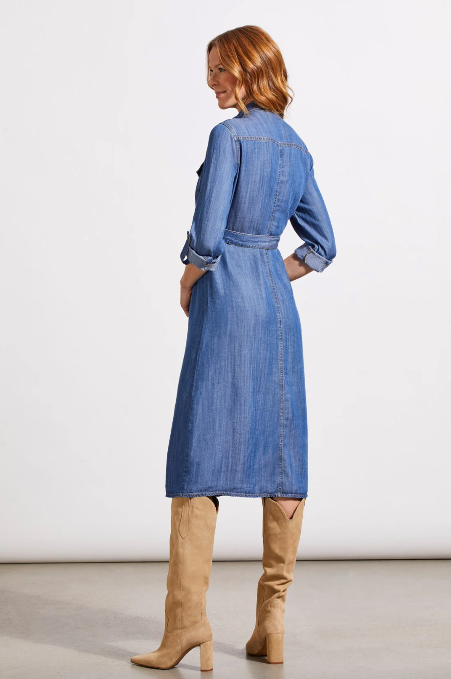 TRBL Chambray Midi Dress