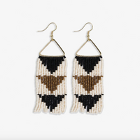 INK Whitney Beaded Fringe Earrings