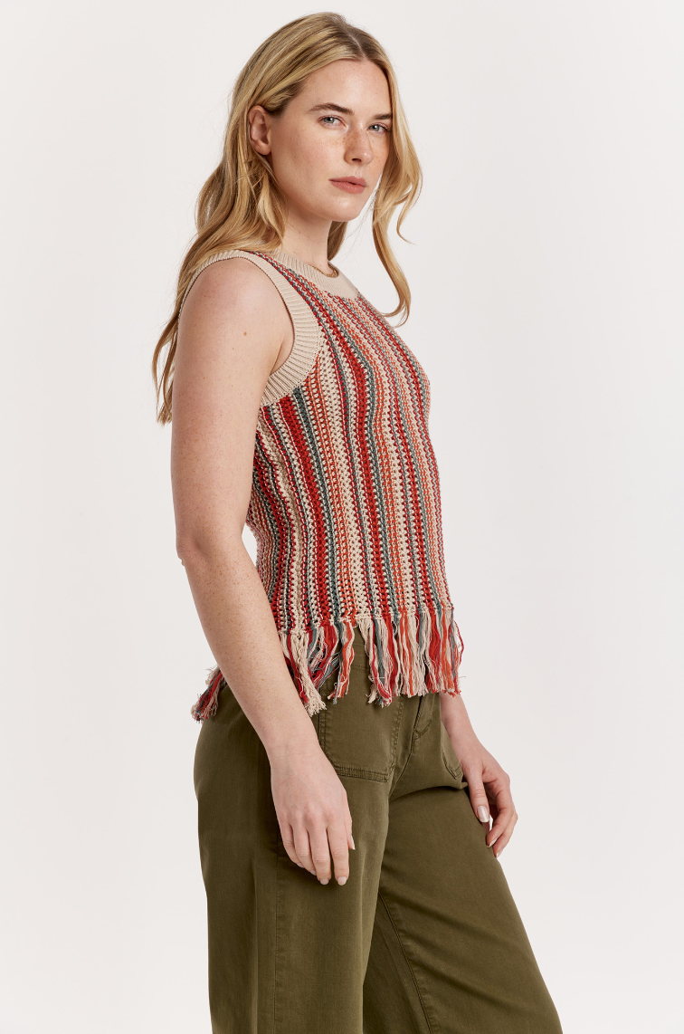 AL Brighton Fringe Hem Tank