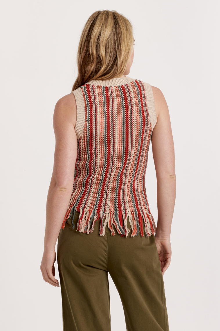 AL Brighton Fringe Hem Tank