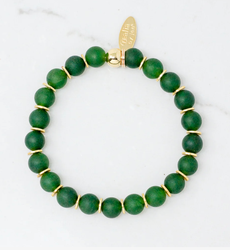 JEN Matte Jade Bracelet-8mm