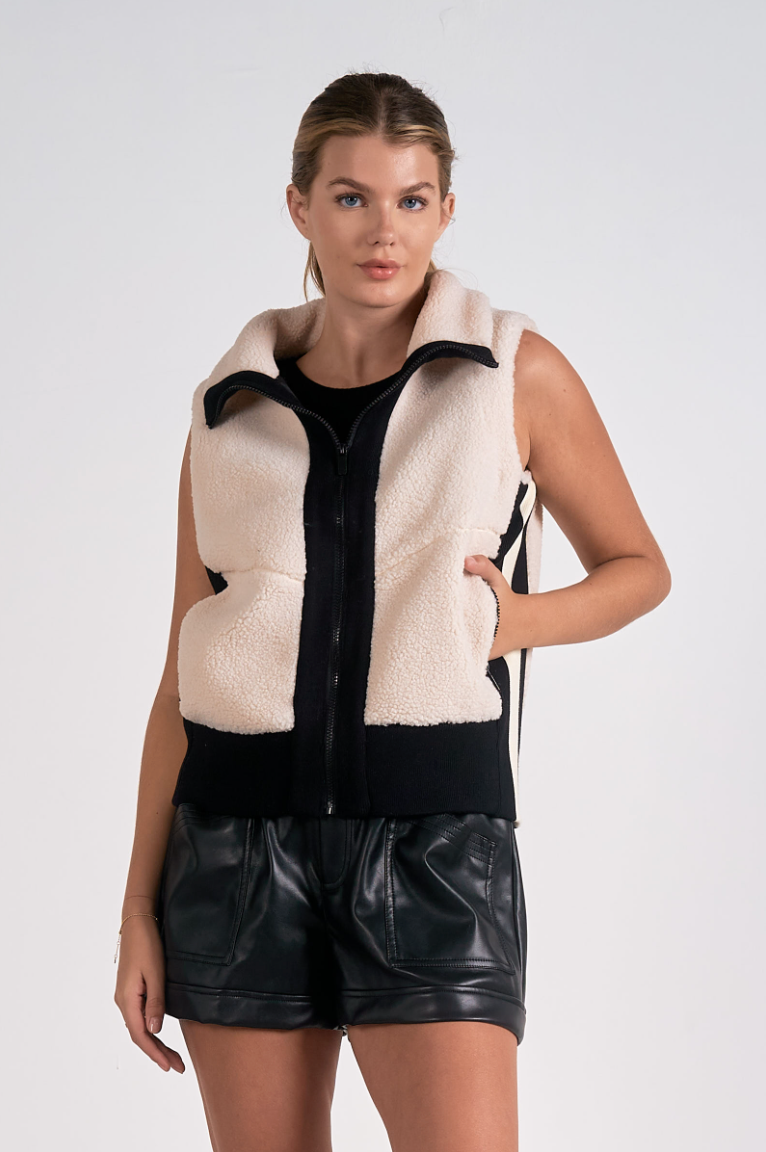 ELN Sherpa Zip Up Vest