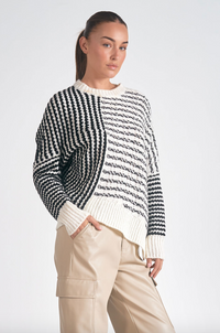 ELN Asymmetrical Sweater