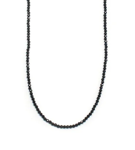 JEN Black Spinel Necklace