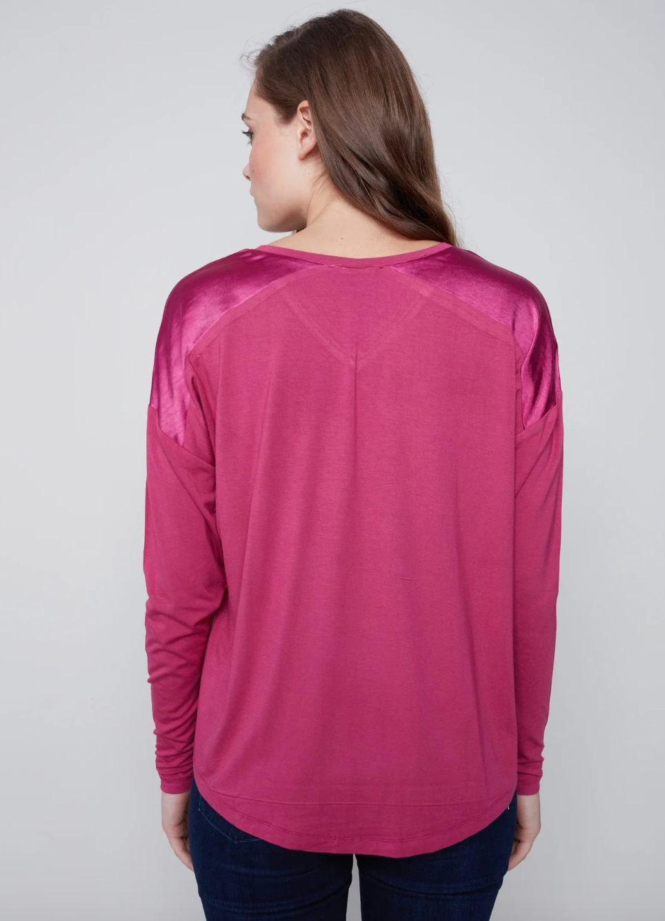 CHB Satin Front Top