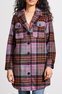 TRBL Mid Length Plaid Shacket