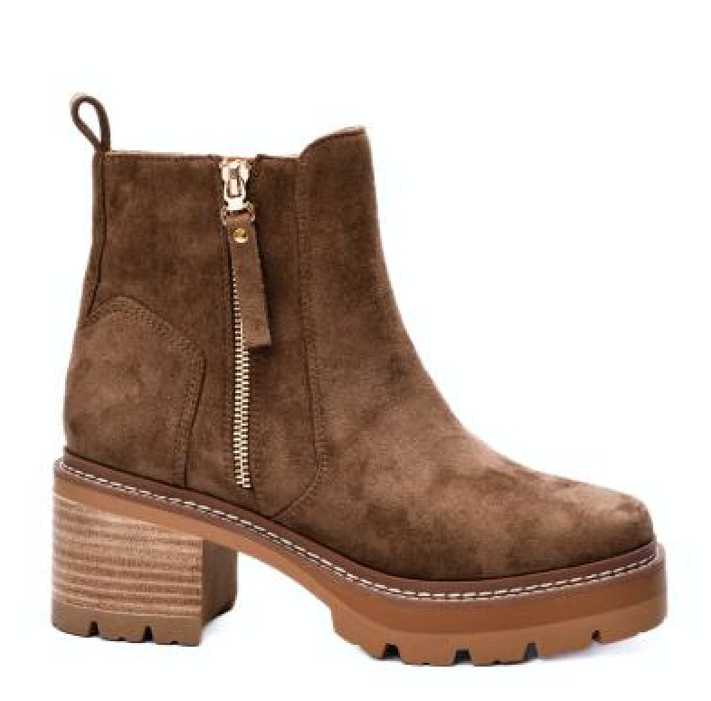 Corkys suede boot-Saddle