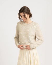 EG Sequin Sweater-Glacier