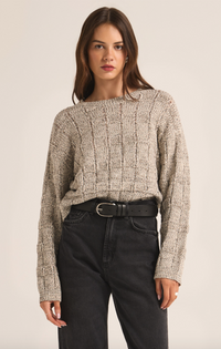 Zsup Woven Sweater-Grey