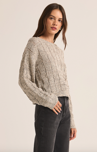 Zsup Woven Sweater-Grey