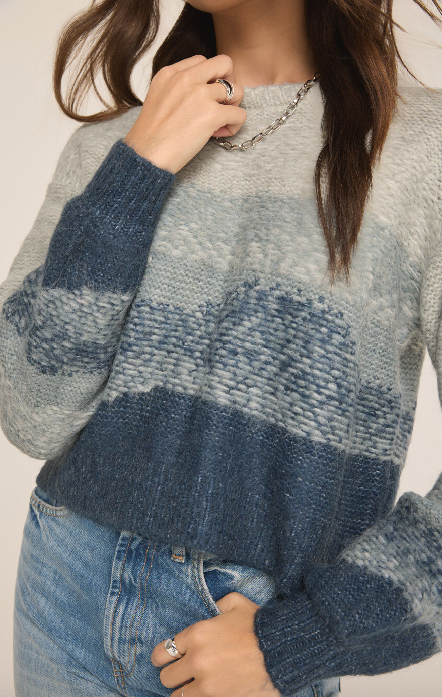 Zsup Wave Sweater-Blue