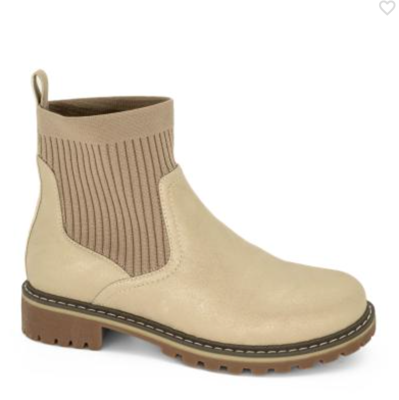 Cork Washed Gold Metallic Boot