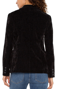 LVRP Velvet Blazer-Black