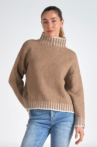 ELN Stitch Detail Turtleneck