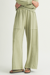 EG Cargo Sweatpants-Washed Green