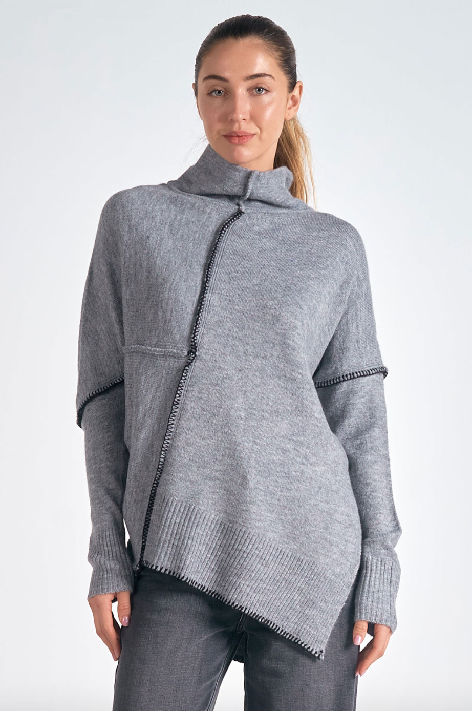 ELN Asymmetric Sweater