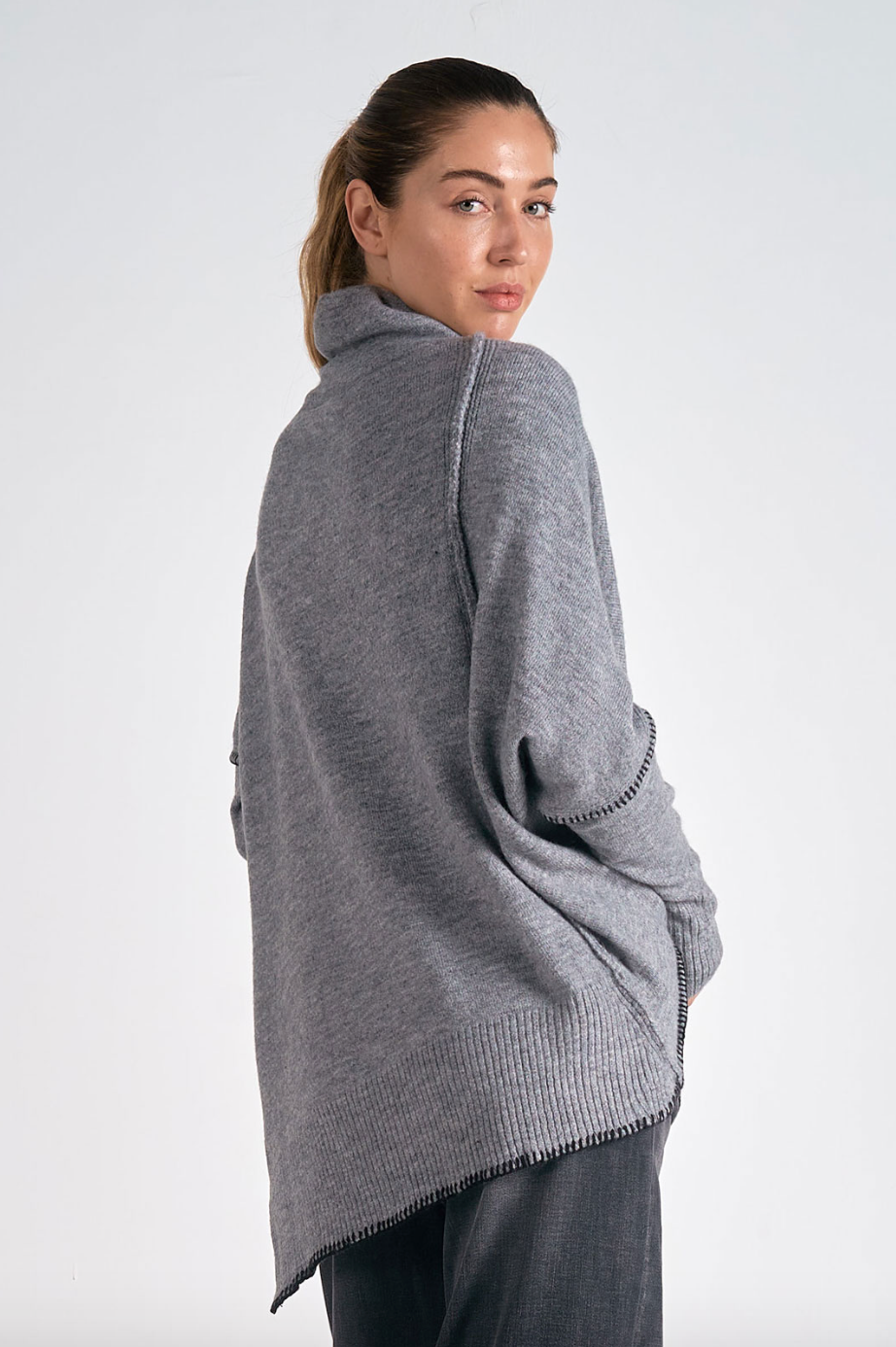 ELN Asymmetric Sweater