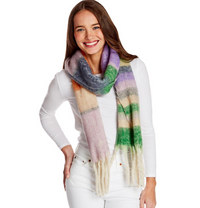 Colorblock Stripe Scarf