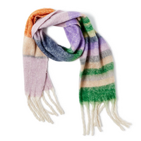 Colorblock Stripe Scarf